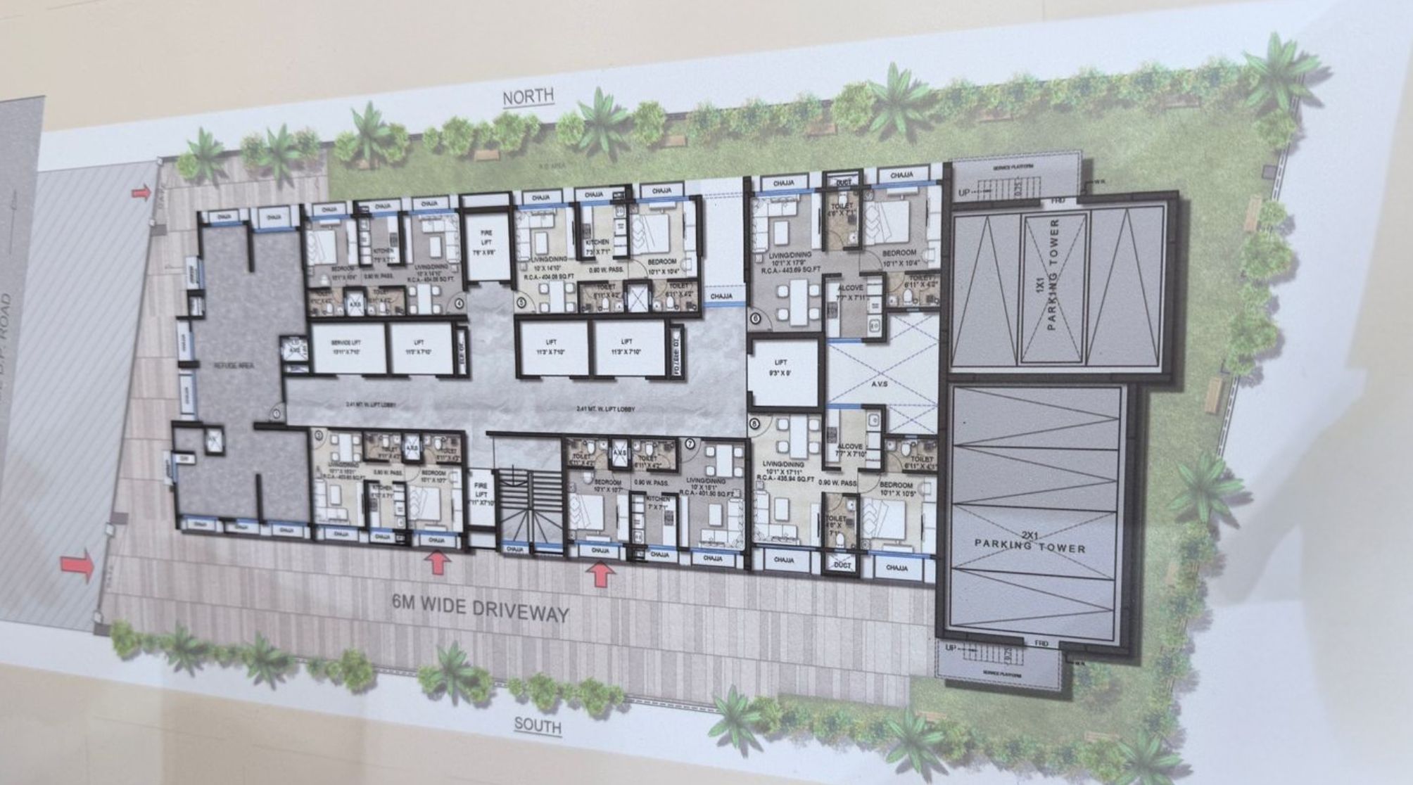 The-Royal-Oaks-Residency-Typical-Floor-Plan